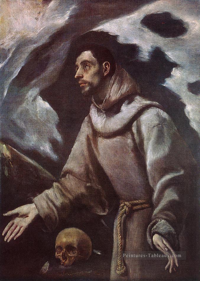 L’extase de Saint François 1580 maniérisme espagnol Renaissance El Greco Peintures à l'huile